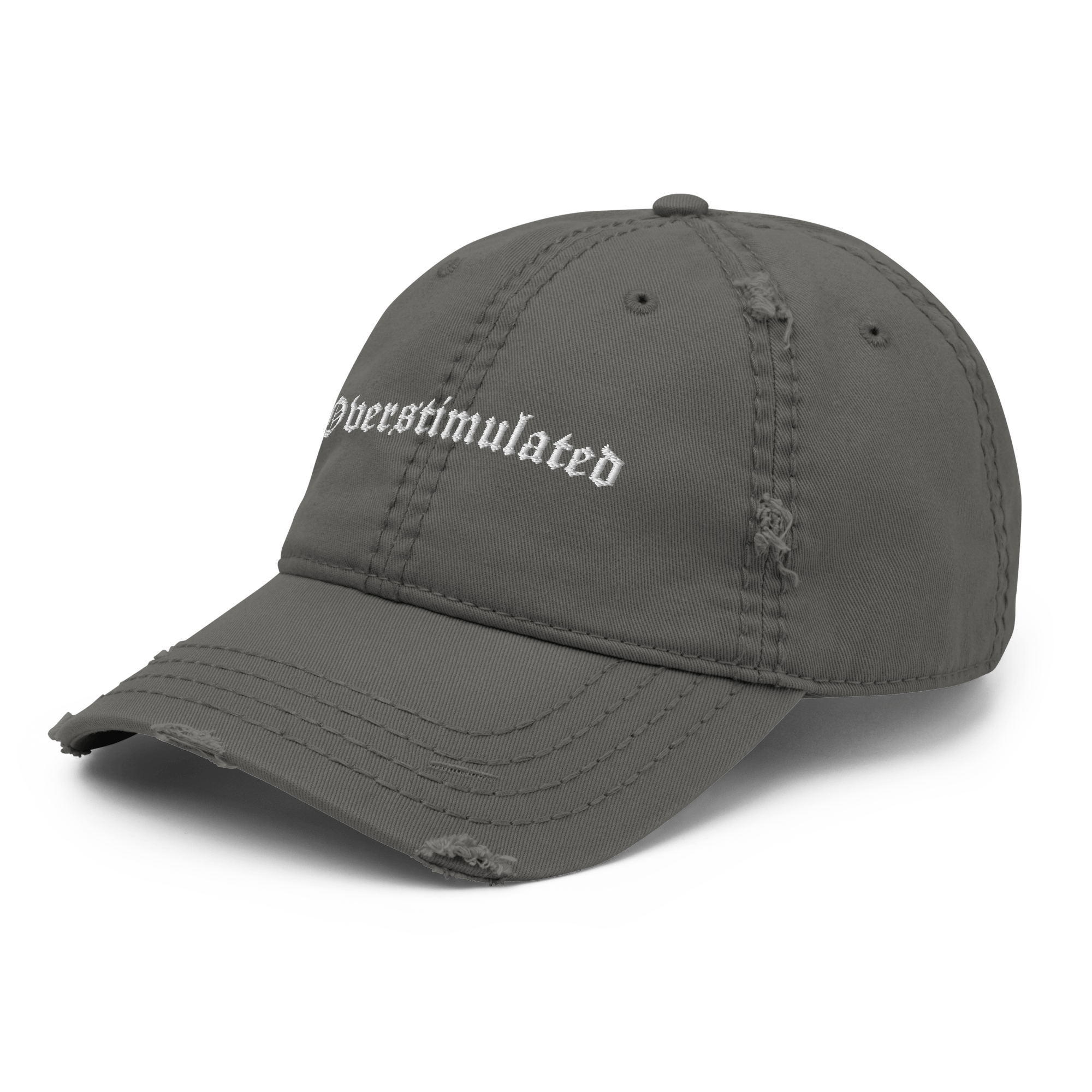 Overstimulated Distressed Dad Hat