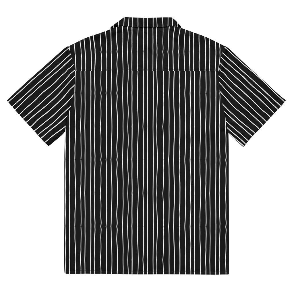 Pumpkin King Pinstripes Button-Up Shirt