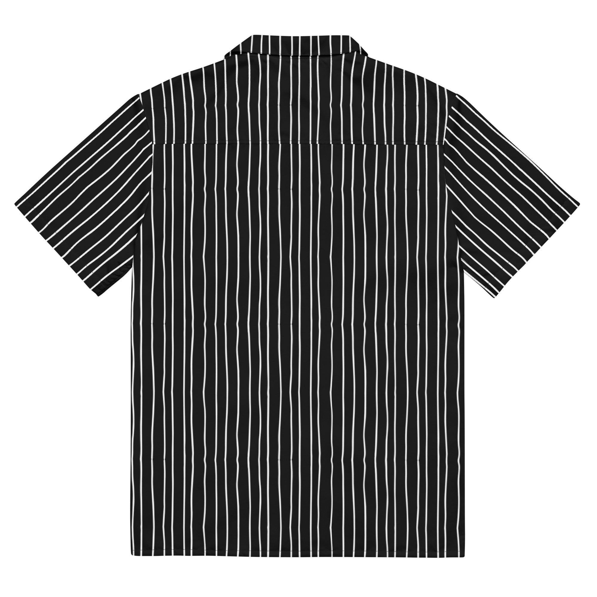 Pumpkin King Pinstripes Button-Up Shirt