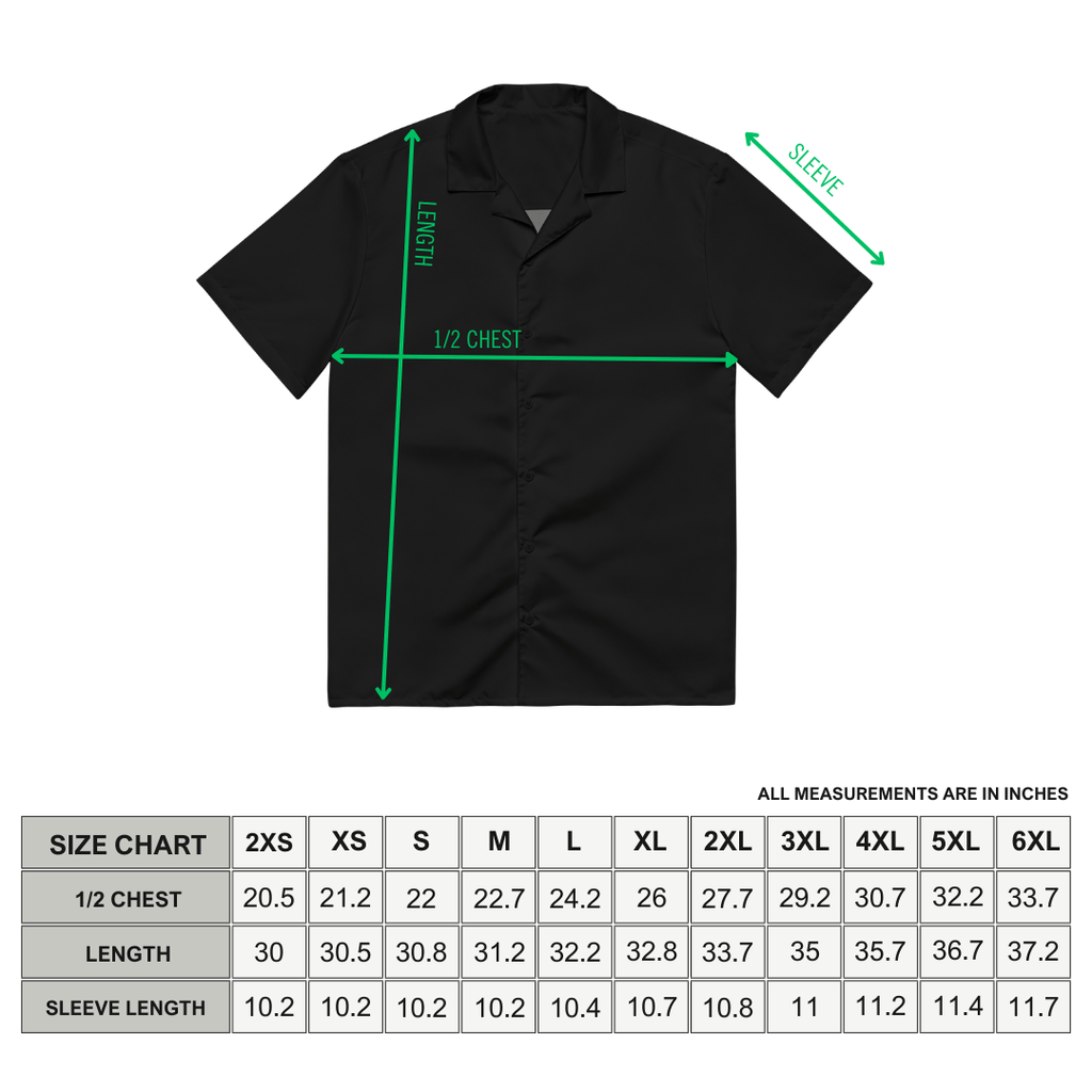 Pumpkin King Pinstripes Button-Up Shirt