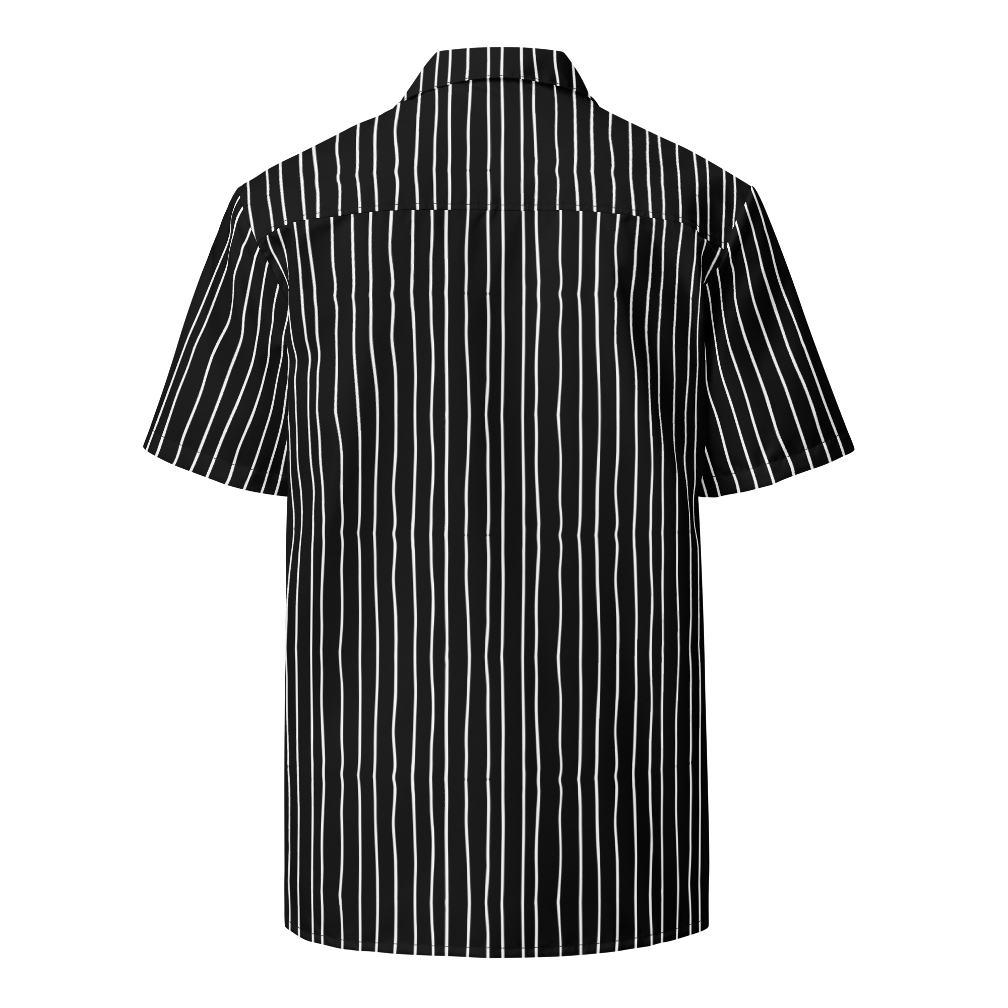 Pumpkin King Pinstripes Button-Up Shirt