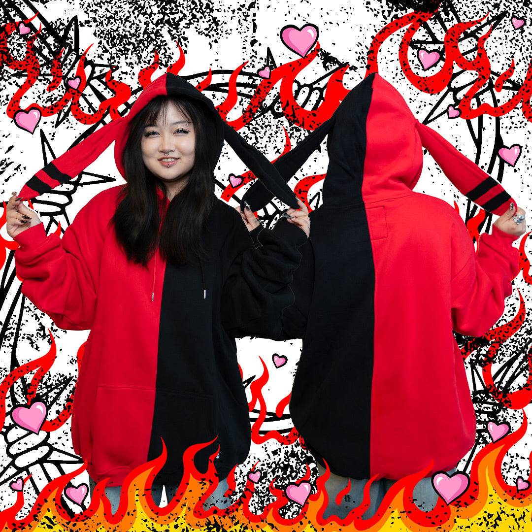 Bunny Ear Hoodie | Praying Rabbit