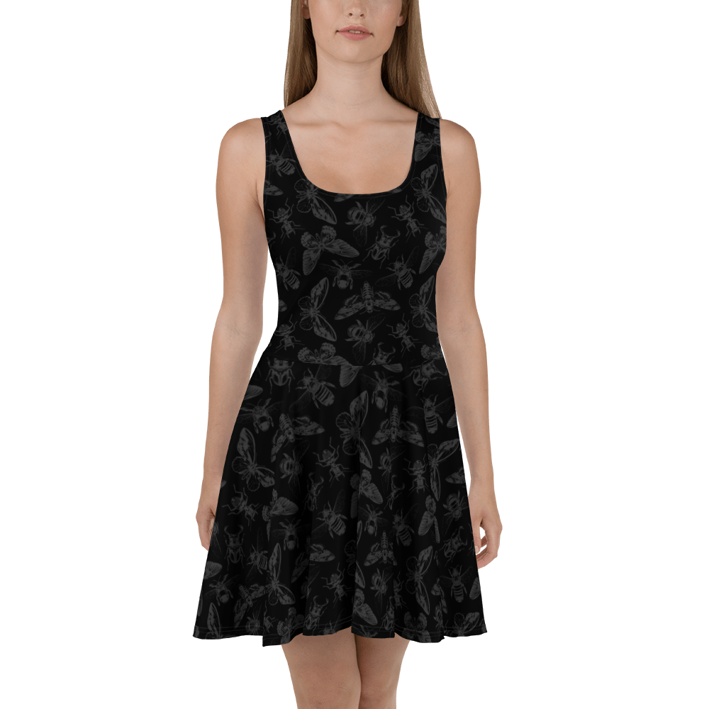 Shadow Swarm Skater Dress