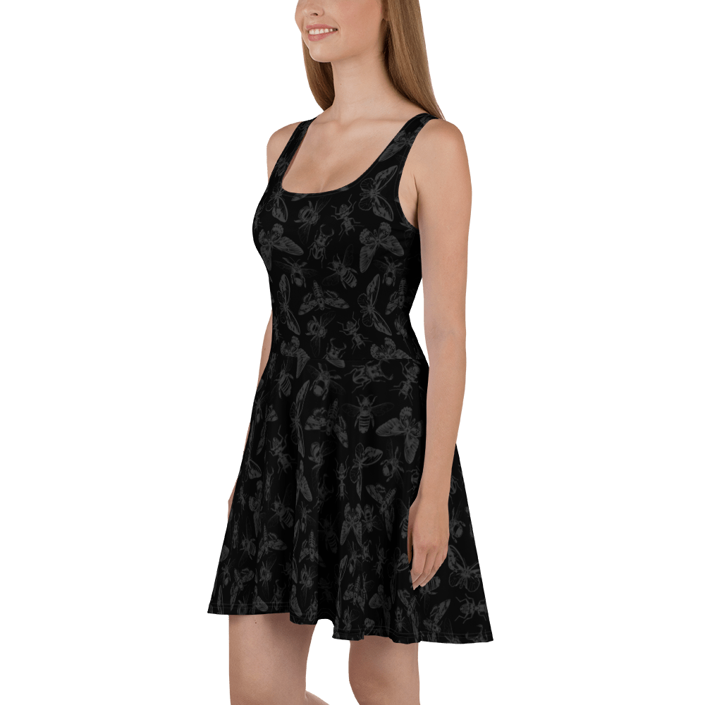Shadow Swarm Skater Dress