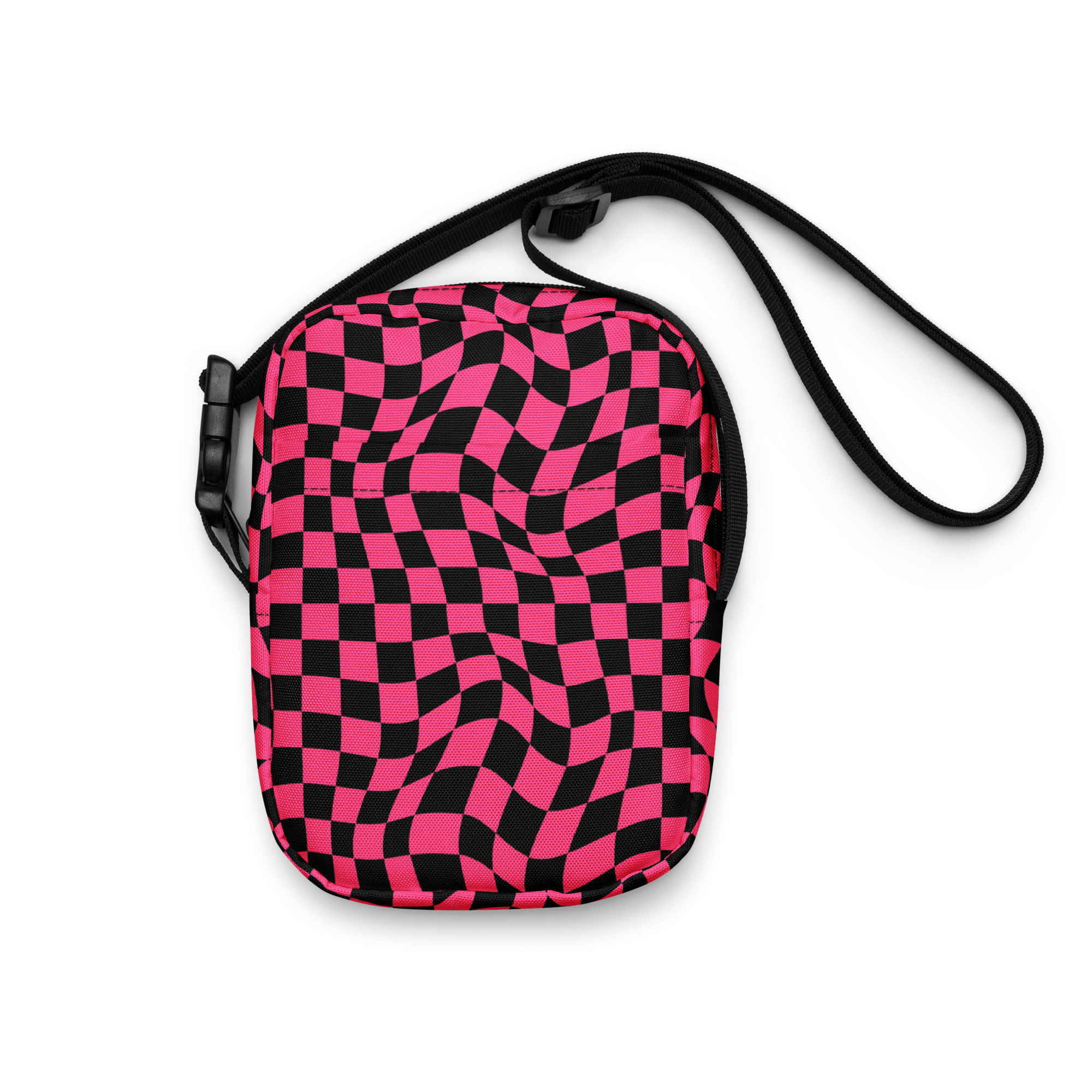 Twisted Tiles Checkerboard Crossbody Bag