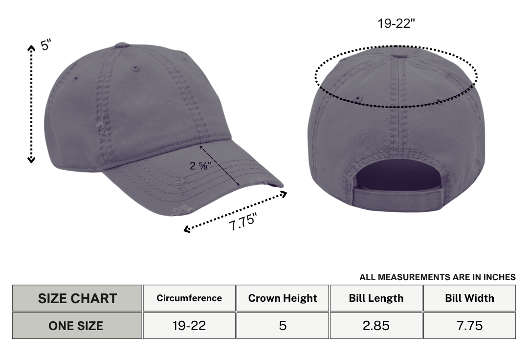 Useless Corpse Gothic Distressed Dad Cap