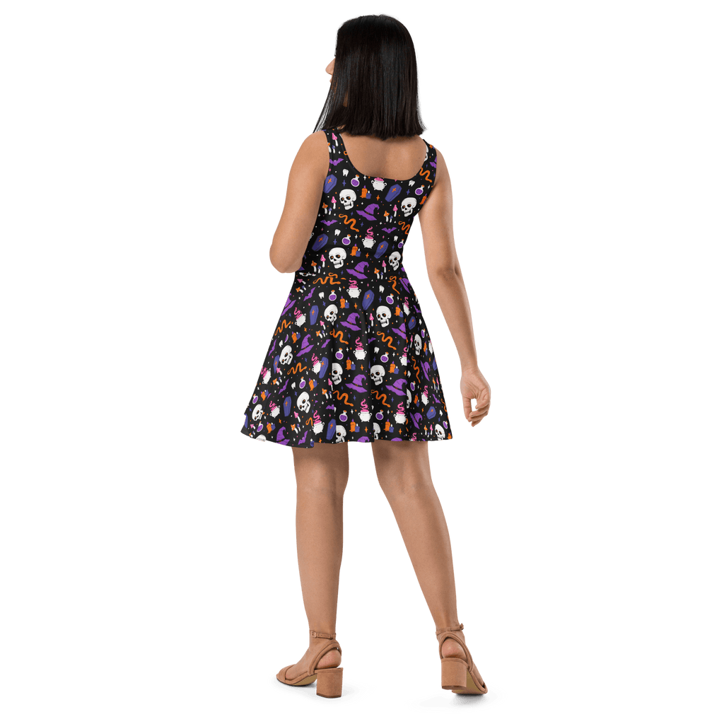 Witch's Whimsy Skater Dress