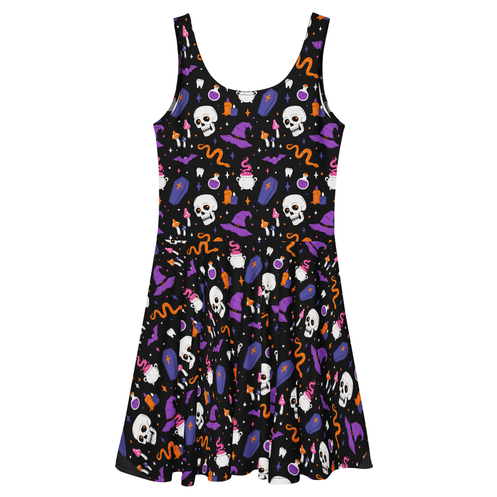 Witch's Whimsy Skater Dress
