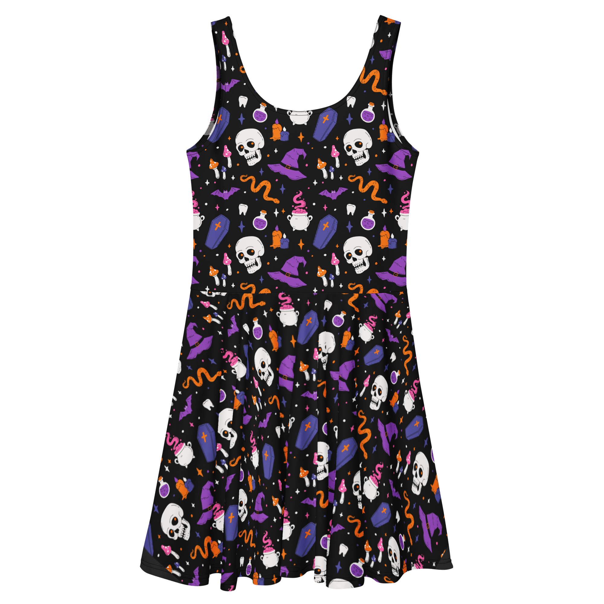 Witch's Whimsy Skater Dress