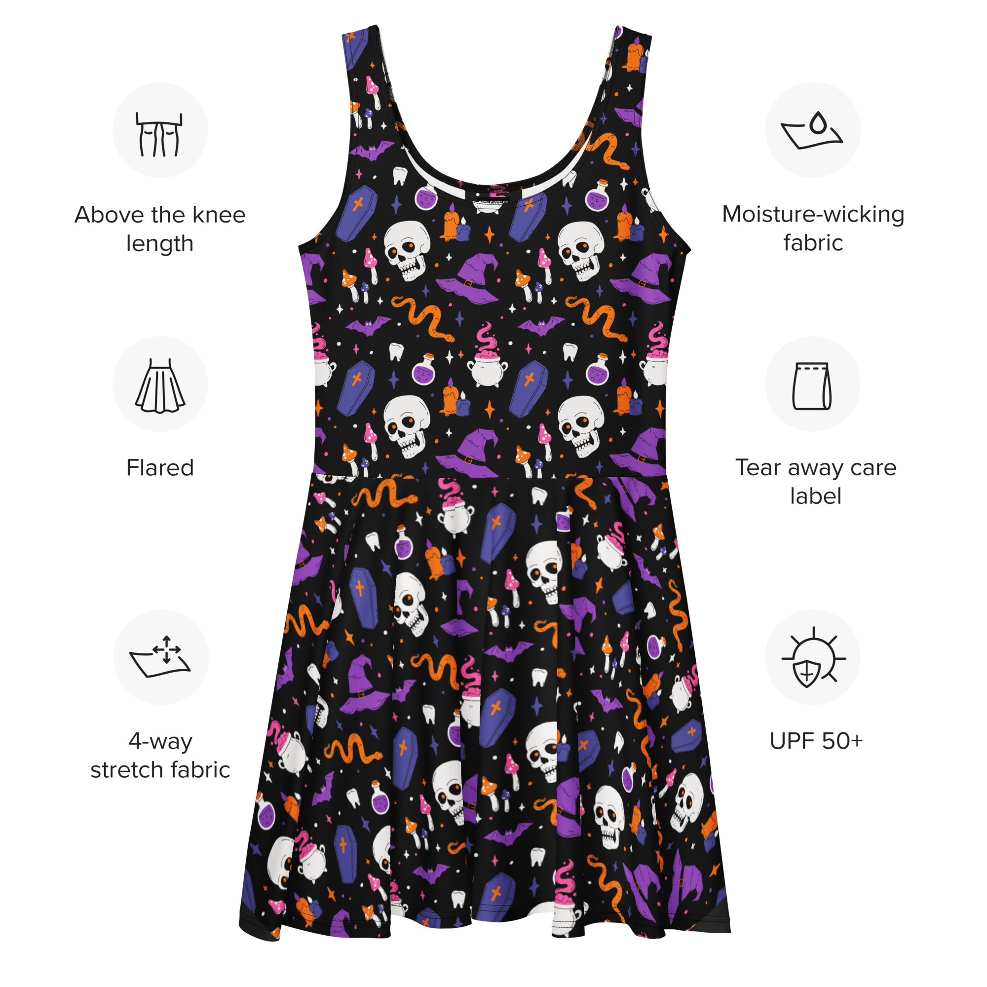 Witch's Whimsy Skater Dress